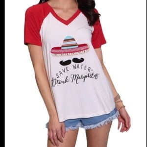 Drink Margaritas shirt Sz Med